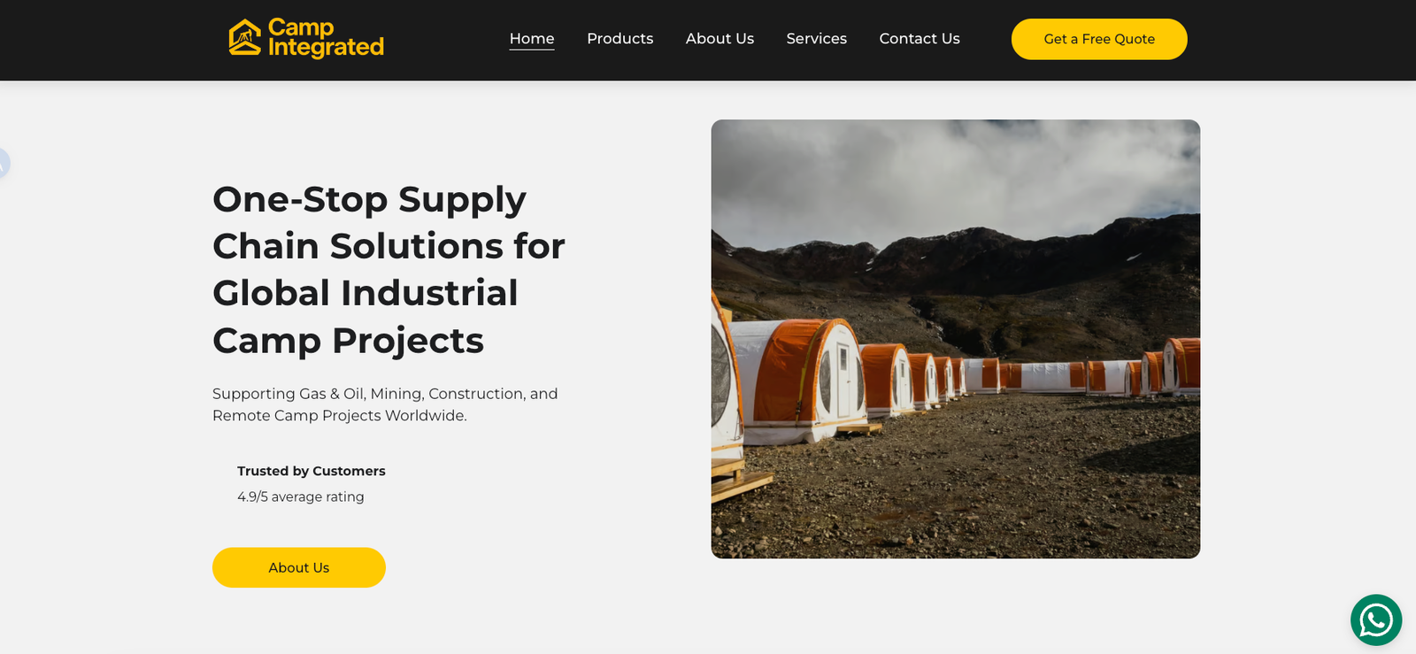 campintegrated.com 首页截图