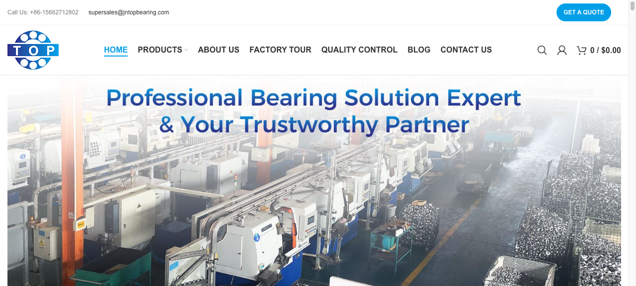 groove-ballbearing.com 首页截图