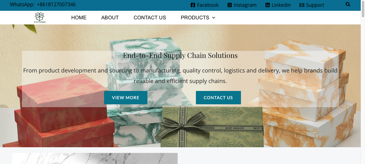 yomanpackaging.com 首页截图
